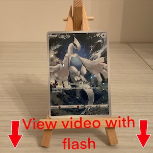 Pokemon Lugia GX Full Art Silver Metal Custom Card Hard Metal -  Norway