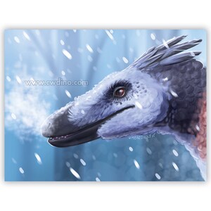 Dromaeosauridae Canvas / Forex A3 cm
