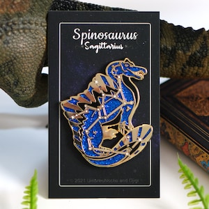 Dinosaur Constellation Pins Spinosaurus Sagittarius image 1