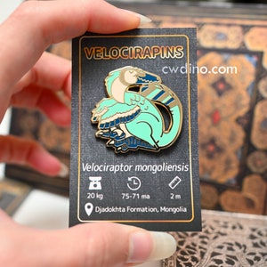 Velociraptor Pins image 2