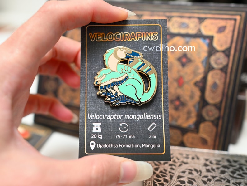 Velociraptor Pins image 2