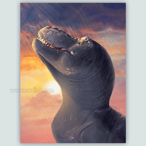 Tyrannosaurus rex Canvas / Forex A3