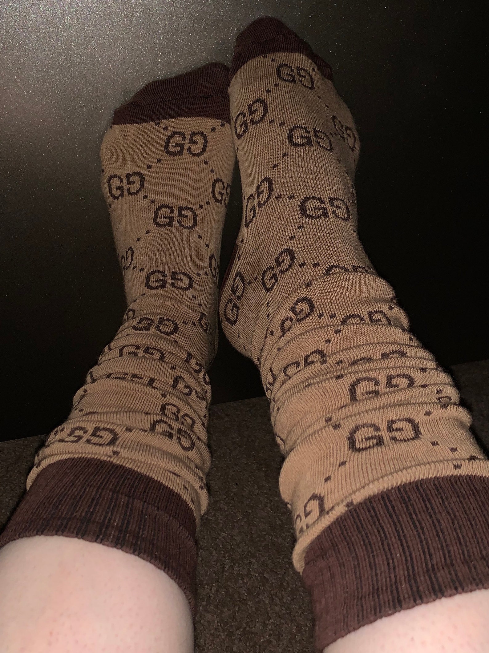 Gucci Socks Light Brown Etsy