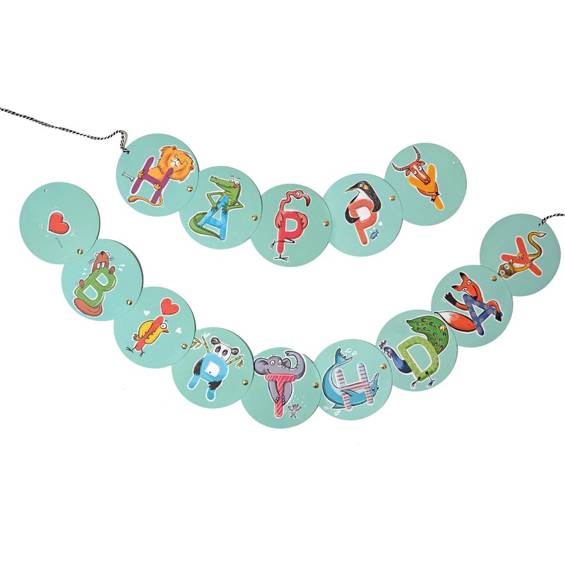 Happy birthday girlande zum ausdrucken - Etsy.de