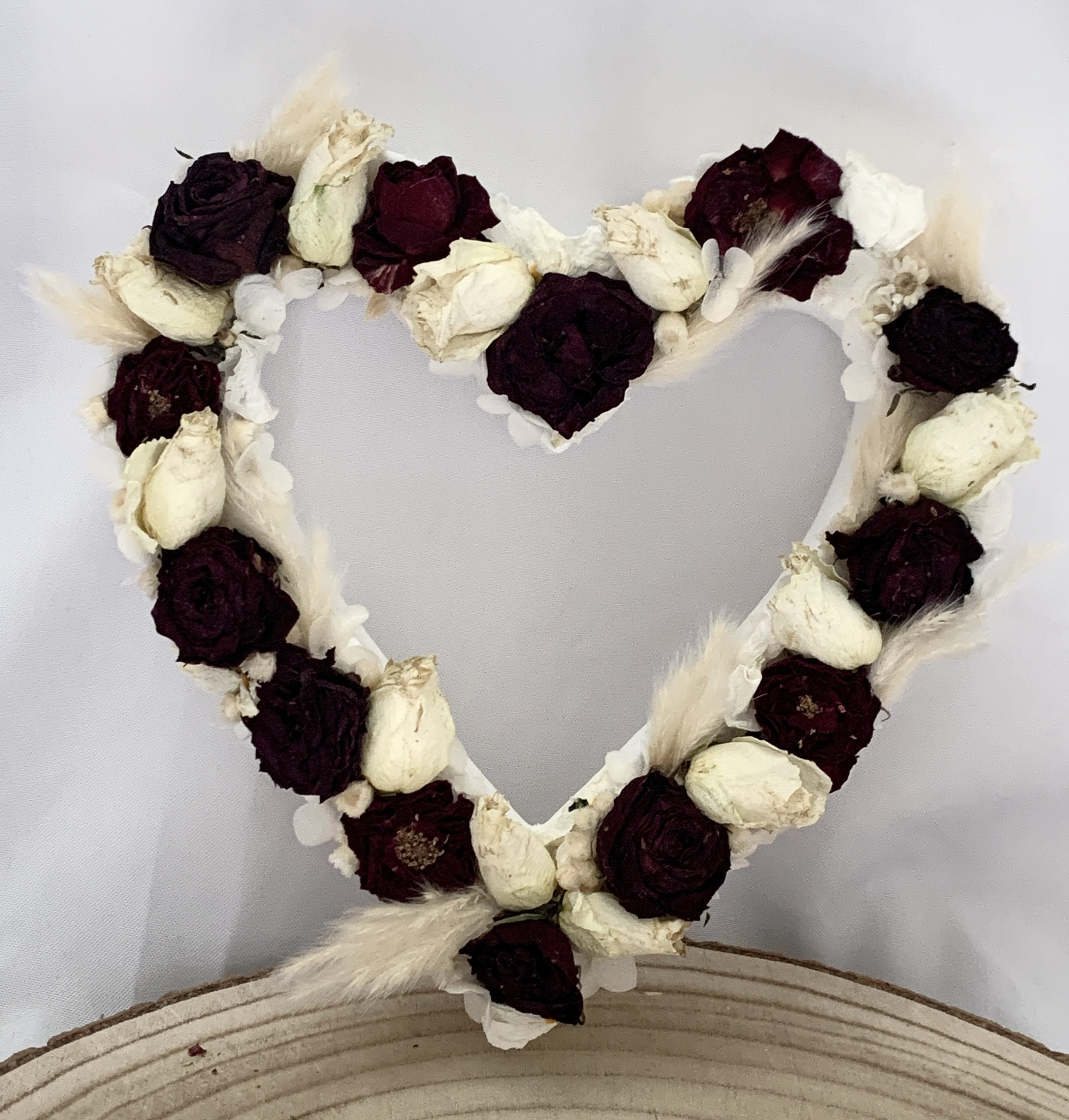 Personnalisable Coeurs Fleurs Séchées