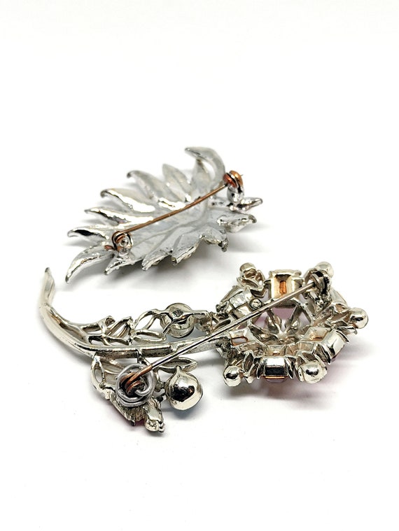 Vintage brooch, decoration for clothes 2 pcs, bro… - image 7