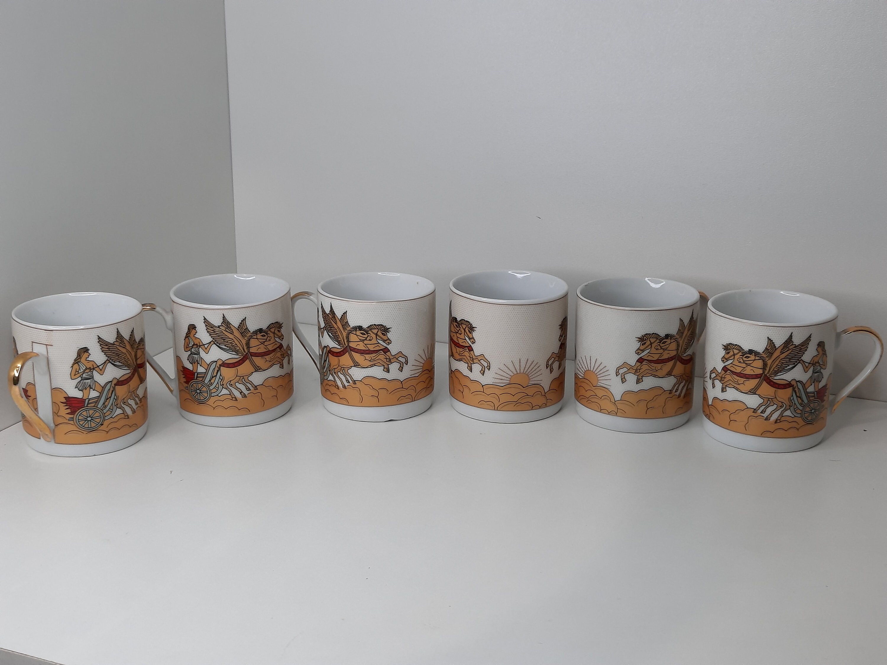 Vintage Yamasen Japan Coffee Cup Set Japanese Tea Cups Set Etsy