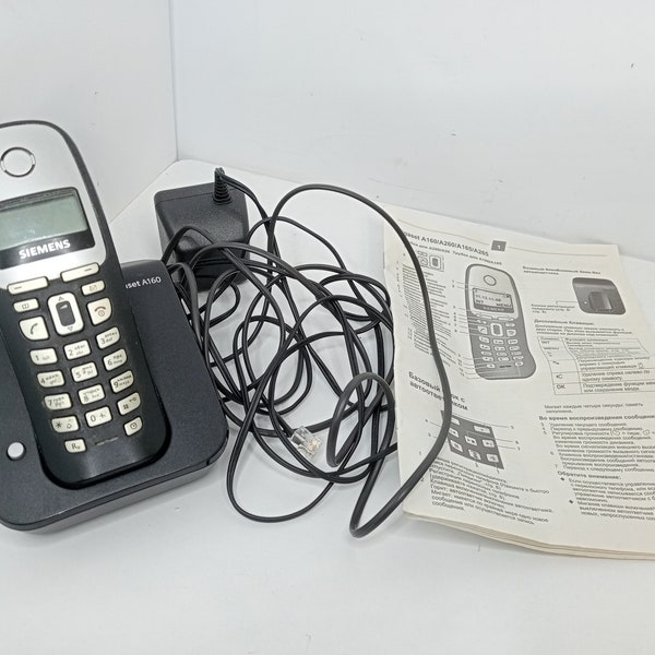 Handset Siemens Gigaset A160 Telephone Vintage Home Phone Rare Electronic