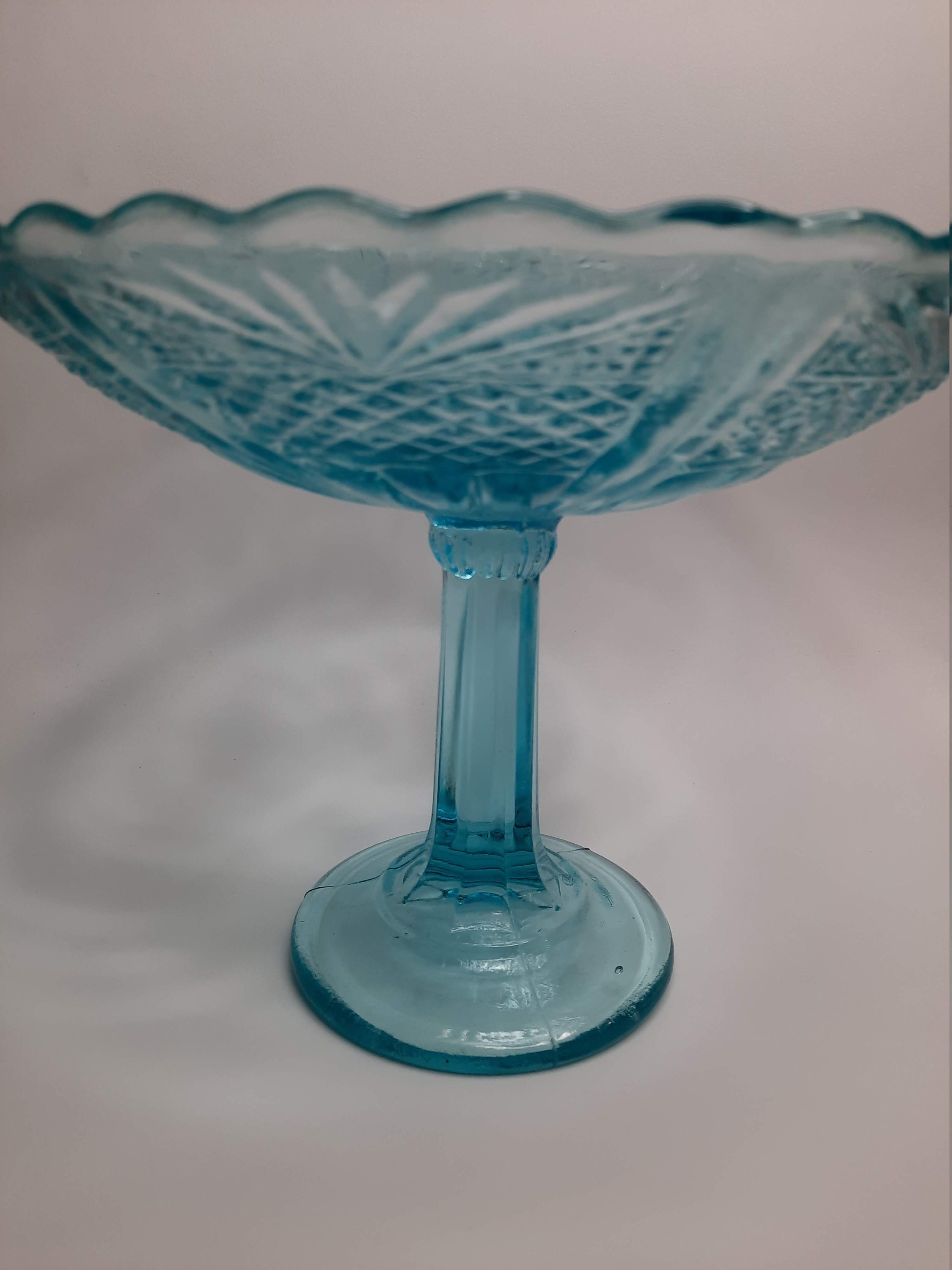 Vintage Glass Candy Bowl Glass Candy Bowl Serving Dish Etsy