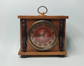 Soviet Table Desk Clock Lighthouse Mayak Decorative Shelf Mantel USSR Vintage