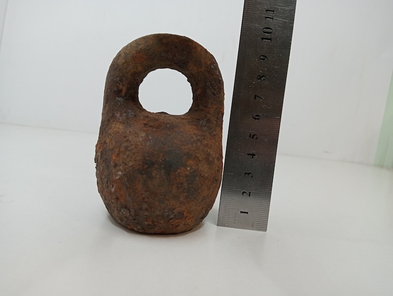 Weight Ancient Kettlebell Russian Empire Collectible Vintage Etsy