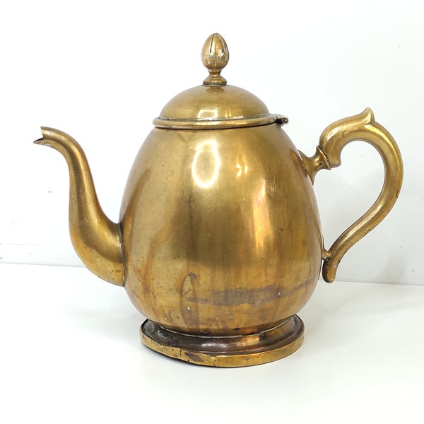 Brass Teapot Etsy