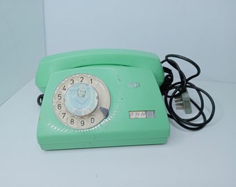 Rotary Phone Aster Telkom RWT Vintage Made in Poland Rare Elektrim COllectible