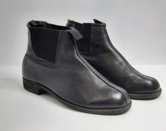 Chaussures chaudes pour hommes soviétiques 28 centimètres, bottes vintage pour hommes, bottes en fourrure, bottes noires, classiques, chaussures, chaussures, fabriquées en URSS.