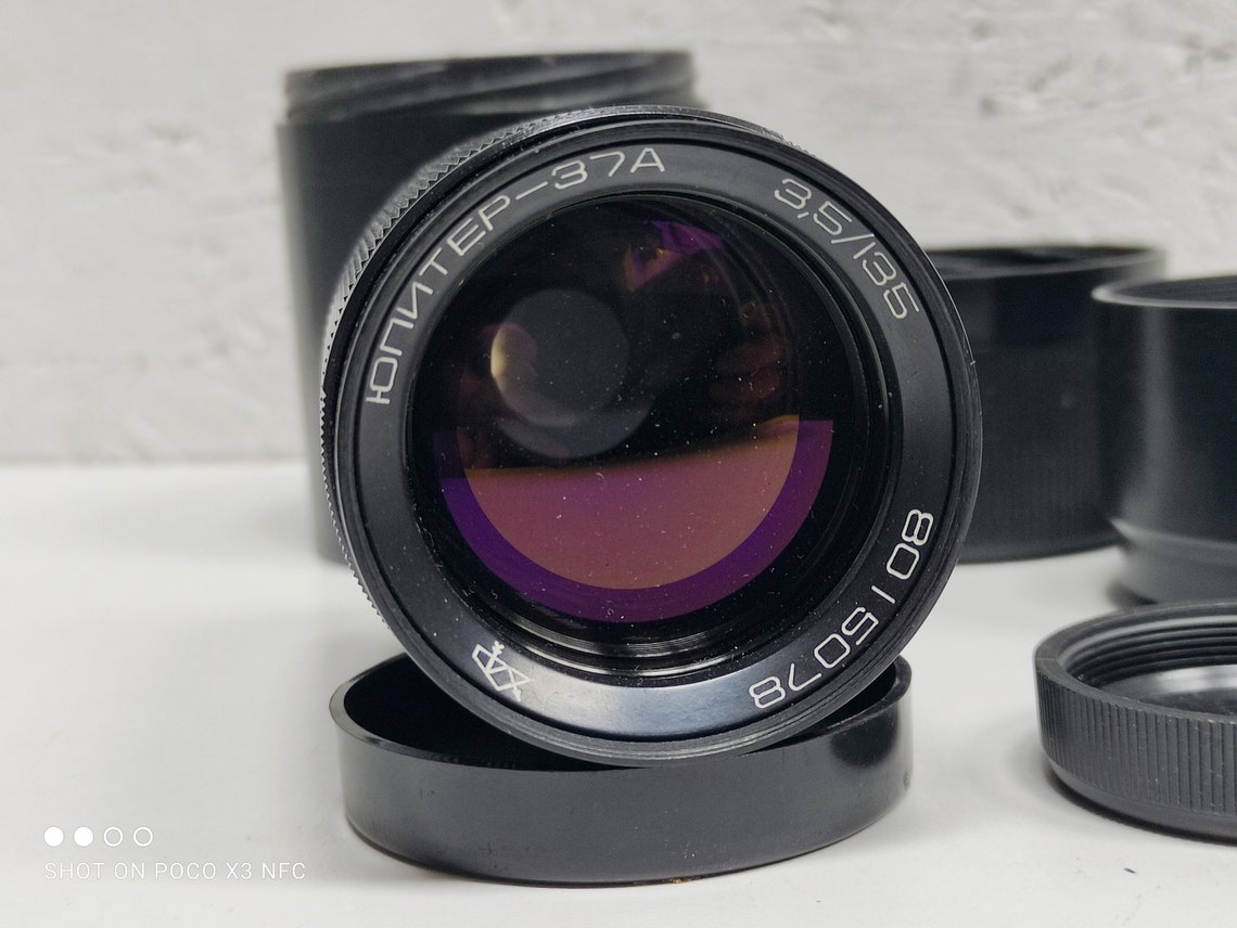 Jupiter37A 3.5/135mm Soviet Russian Telephoto Lens USSR M42 Etsy