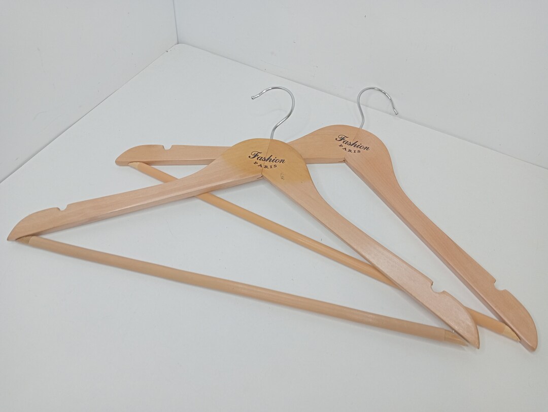 Clothes Hanger Wood Vintage Clothes Hangers Trempel Made in Etsy