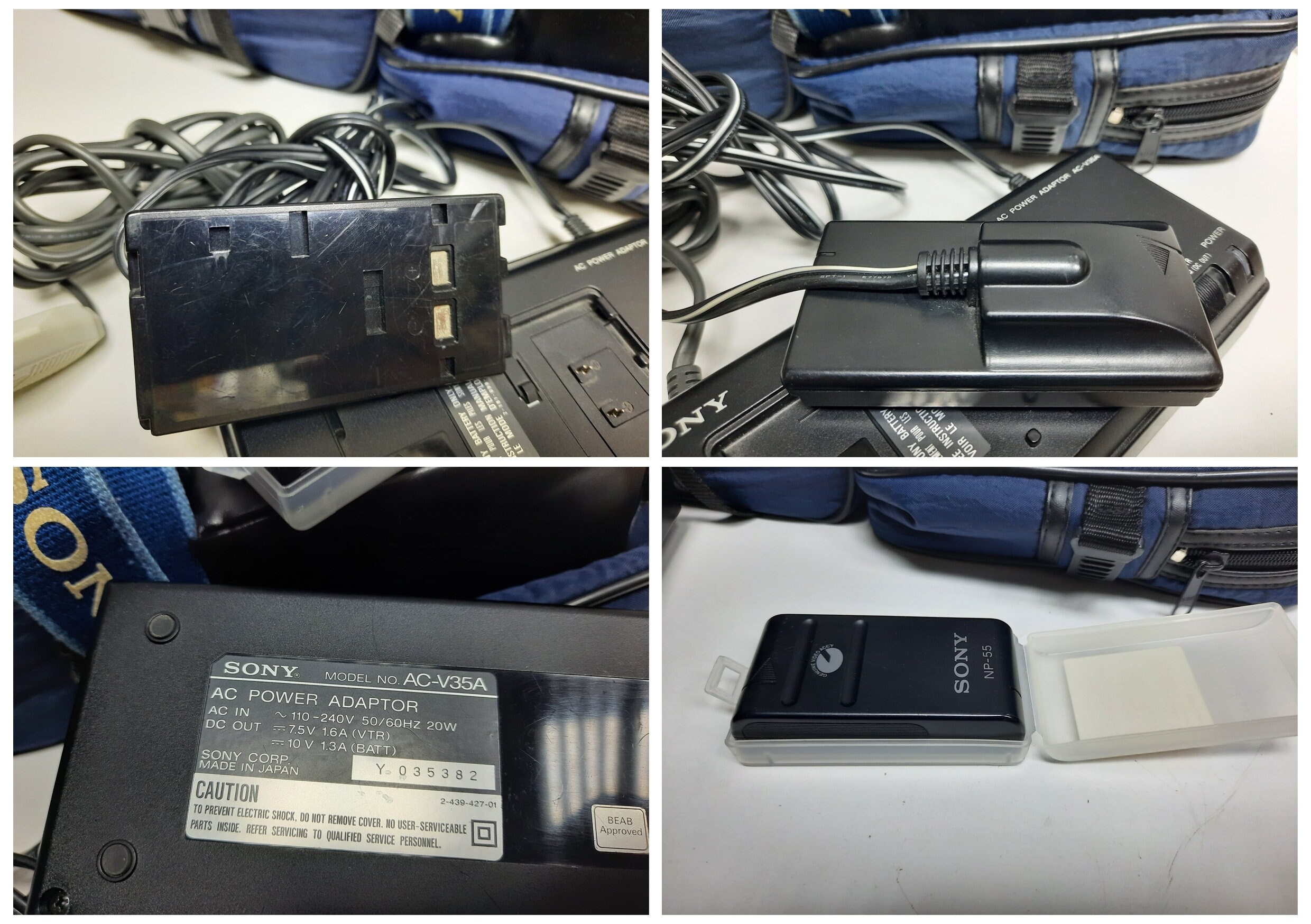 Sony Video Camera Recorder 8 CCDTR50E Charger Made in Japan Etsy Finland