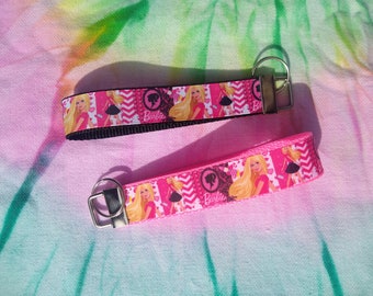 Pink or Black keychain
