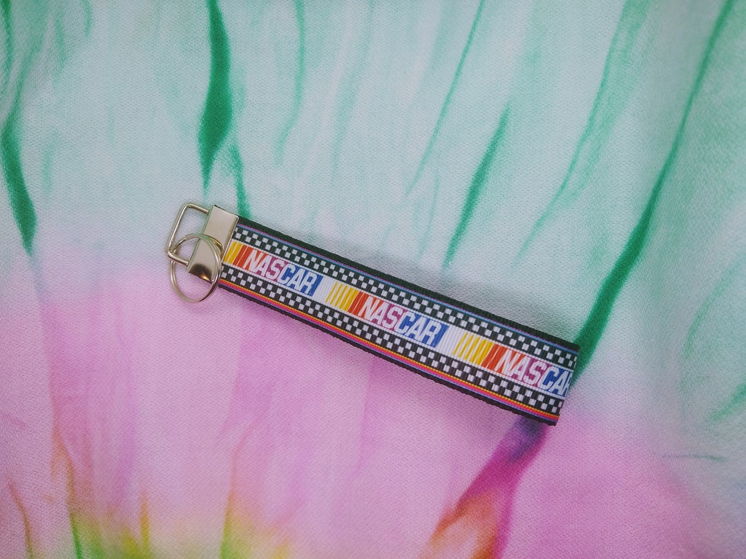 NASCAR Racing Ribbon Keychain - Etsy