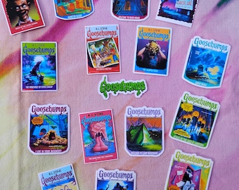 Vintage 90s Goosebumps 2 Pocket Binder Folder “monster Blood” #3
