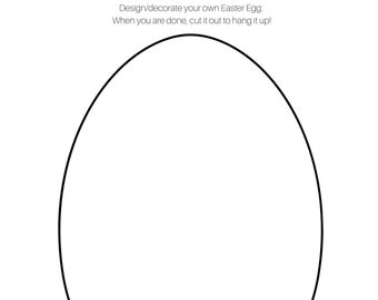 Easter Egg Template