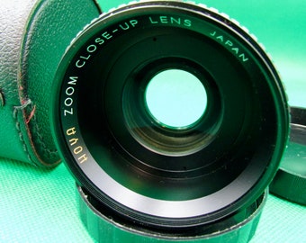 Hoya Zoom Close Up Lens & case. 52mm filter thread fit . Excellent
