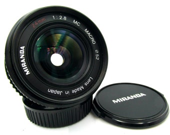 Miranda 24mm f2.8 MC Macro Wide Angle Lens,  Olympus OM fit
