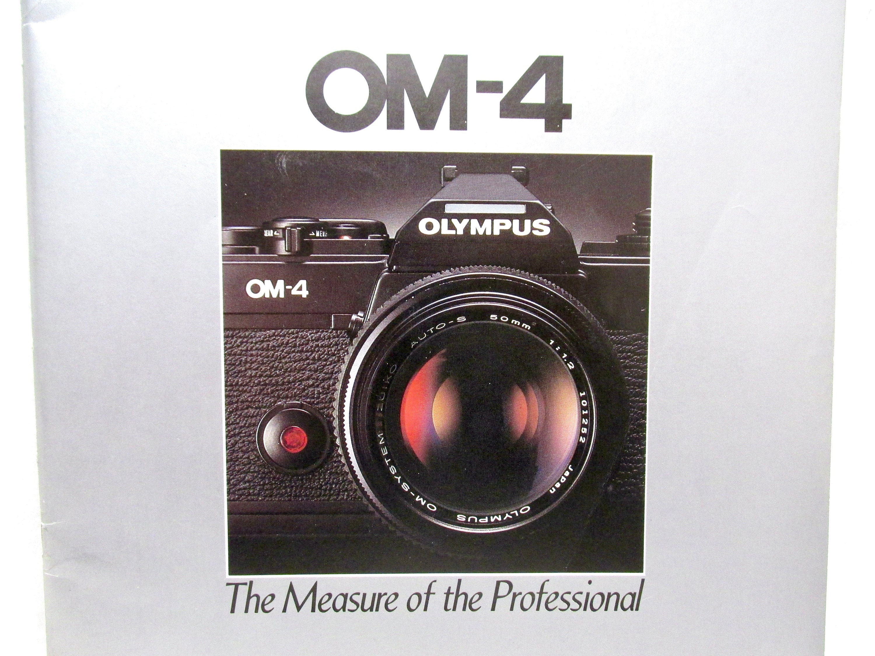 Promotional Material 42 Pages Olympus OM-4 35mm SLR Camera Booklet 