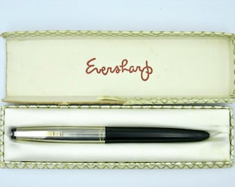 EVERSHARP Fountain Pen 14K Solid Gold nib, Made in England,  Vintage 1960s working