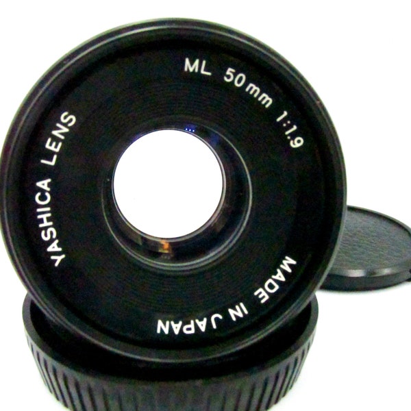 Yashica ML 50mm f1.9 Contax Yashica C/Y Mount MF Vintage Lens with caps
