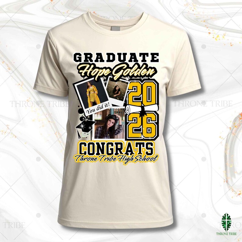 Grad Shirt Templates 2026 | 12 Template Bundle | Digital Download | Editable in Canva image 6