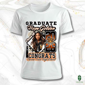 Grad Shirt Templates 2026 | 12 Template Bundle | Digital Download | Editable in Canva image 10