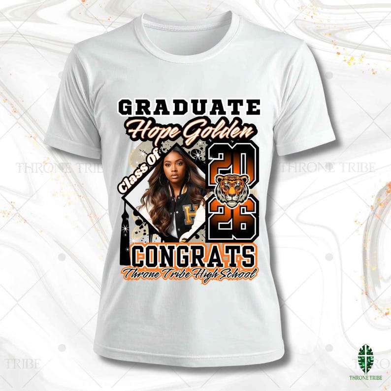 Grad Shirt Templates 2026 | 12 Template Bundle | Digital Download | Editable in Canva image 10