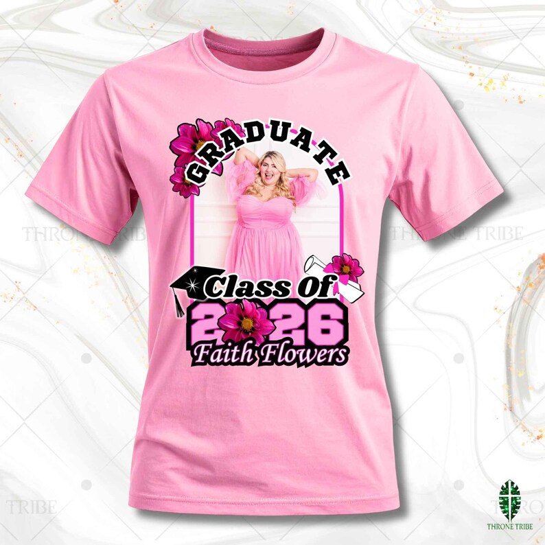 Grad Shirt Templates 2026 | 12 Template Bundle | Digital Download | Editable in Canva image 12