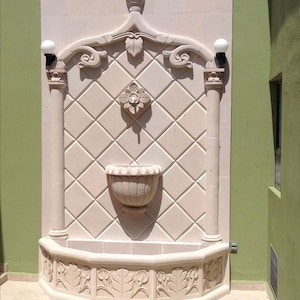 Artistic Sandstone Water Fountain For Home, Garden, Monumental Work