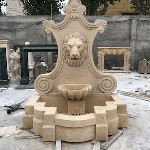 Artistic Sandstone Water Fountain For Home, Garden, Monumental Work