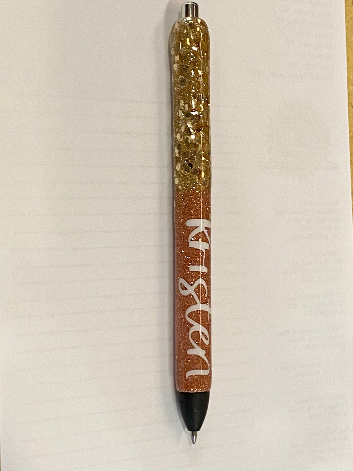 Personalized Epoxy Gel Pens Etsy