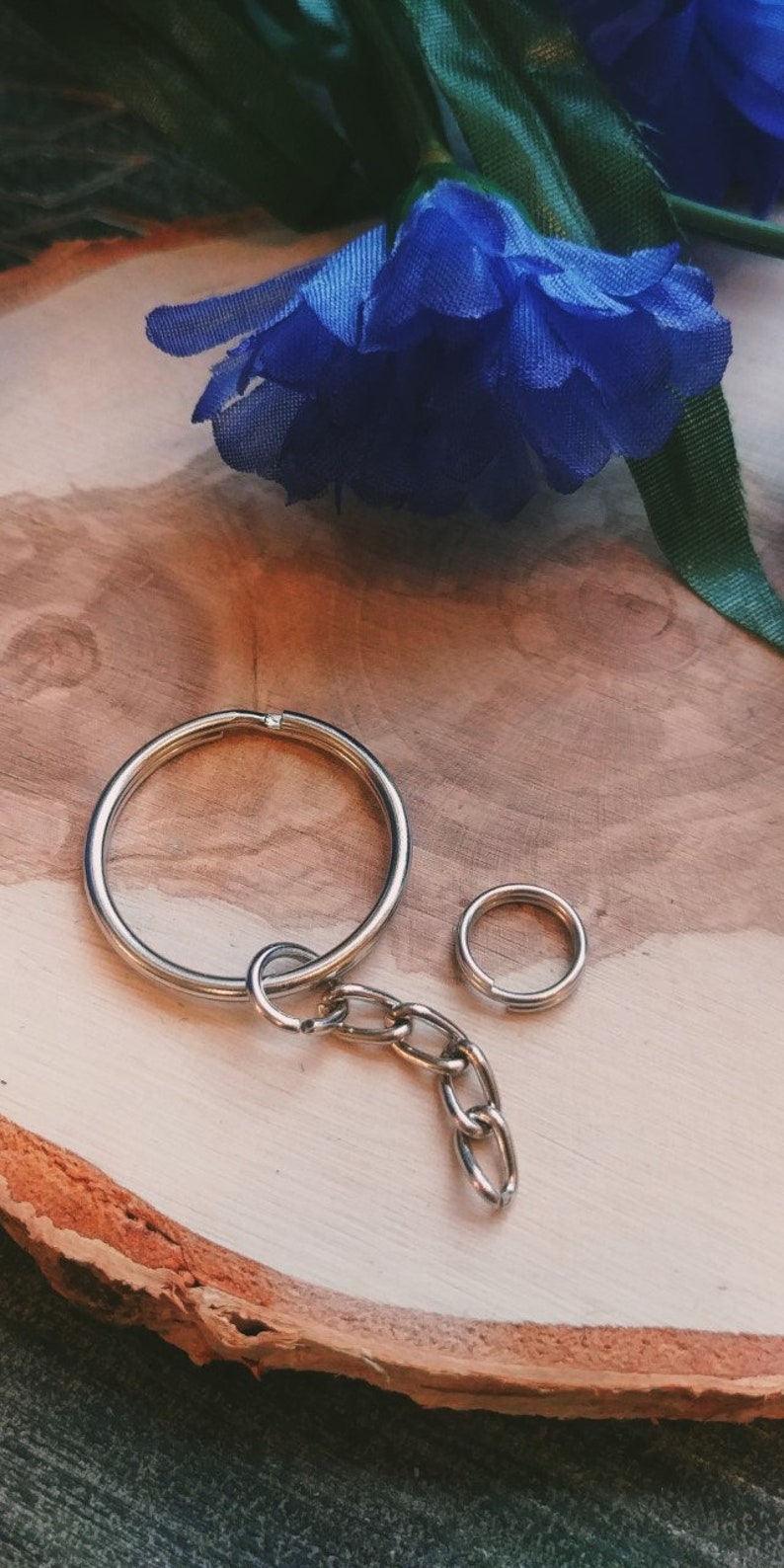 Metal Key Fob Custom Jewelry Hand Stamped Keychain Engraved ID Tag Metal Necklace Custom Gift Outdoor Life Personalized Keychain