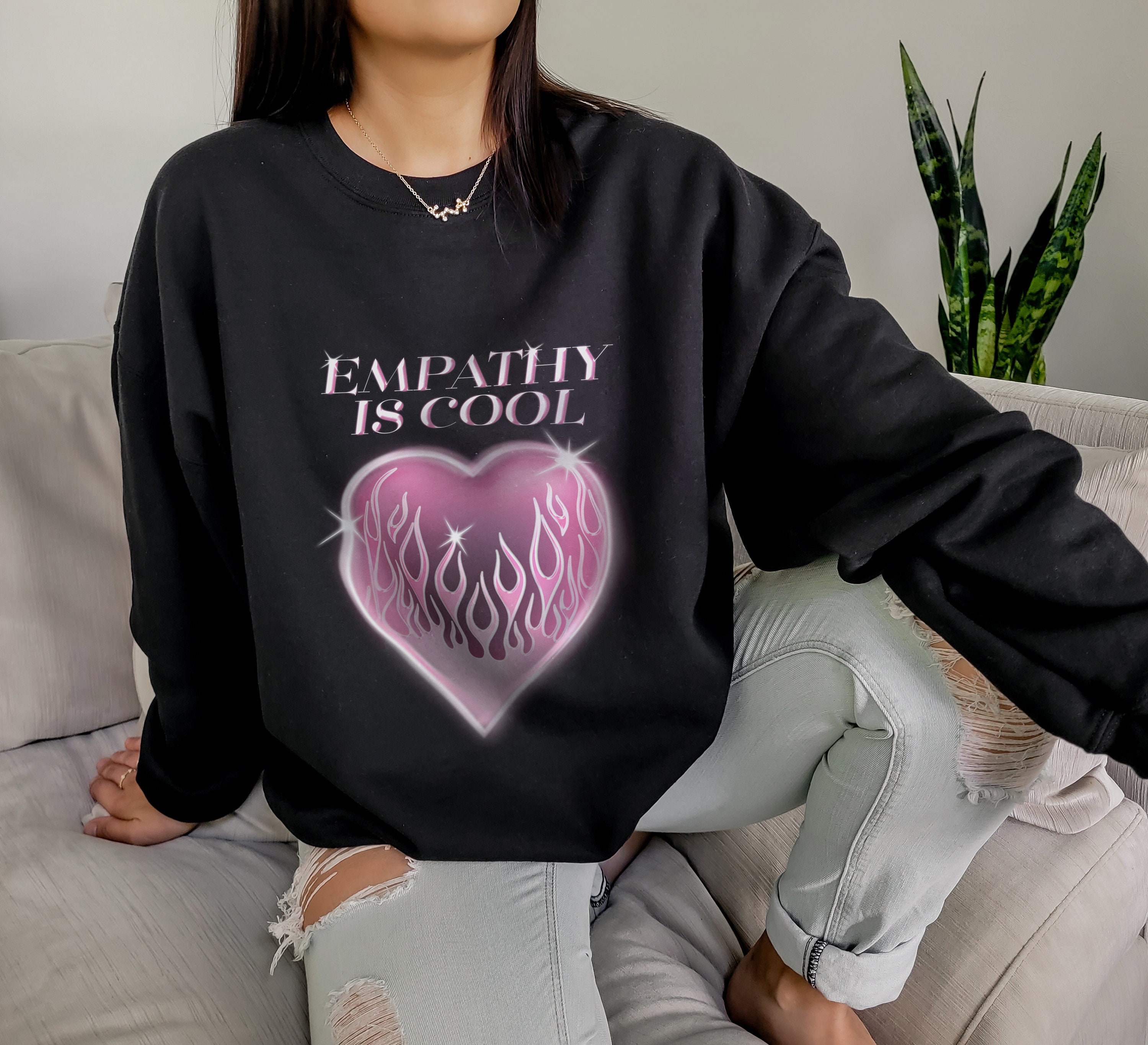 Empathy Sweatshirt, Aesthetic Hoodie, Angelic Sweatshirt - Etsy