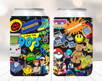 90er Jahre Dosenkühler, 90er Jahre Kinder Dosenkühler, 90er Jahre Kindergeburtstag, 90er Jahre Partygeschenke, 90er Jahre Geburtstag, 90er Jahre Party