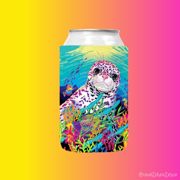 90's LF inspired Otters can cooler, LF Otter can holder