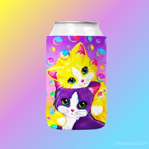 90&#39;s cats can cooler, cute cats can cooler, LF inspired can cooler