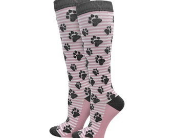 Think Medical Paw Prints Compression Socks