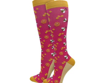 Think Medical Busy Bees Compression Socks