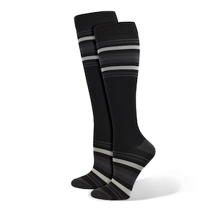 Think Medical Compression Socks - Men&#39;s Black Stripe
