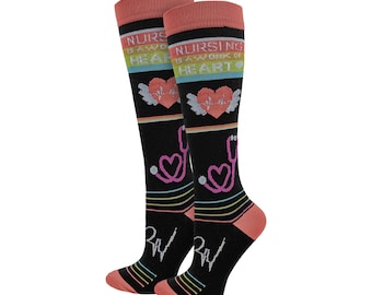 Think Medical Nursing Work of Heart Compression Socks