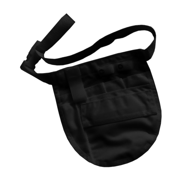 Nylon Organizer Belt with Apron -Black