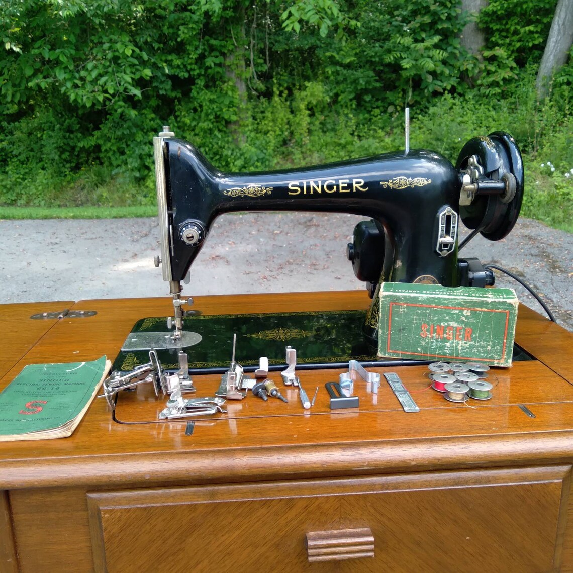 Vintage 18511951 100th Anniversary Edition Singer Sewing Etsy