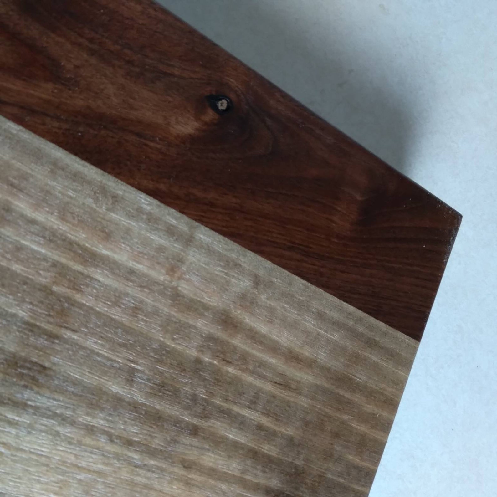 Custom Built Wooden Walnut Stair Treads Natural Finish Etsy