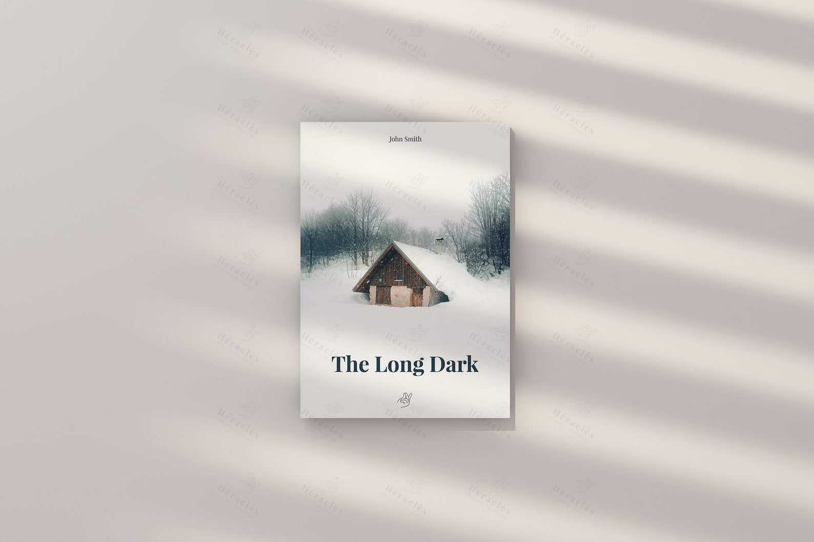 Download A4 Book Mockup A3 book Cover Sun shadow background ...